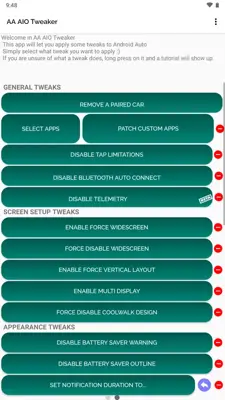 AA AIO Tweaker android App screenshot 3